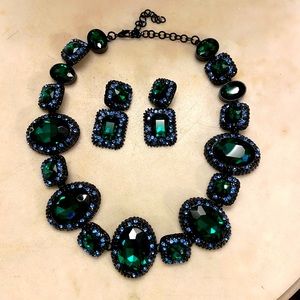 Gorgeous, blue green black jewels.